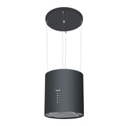 Baridi Round Island Cooker Hood 35cm - Black DH219 Baridi - Dynamic Drive