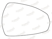 Summit Stick-On Standard Mirror Glass fits Audi A3 13 on RHS Summit - Dynamic Drive
