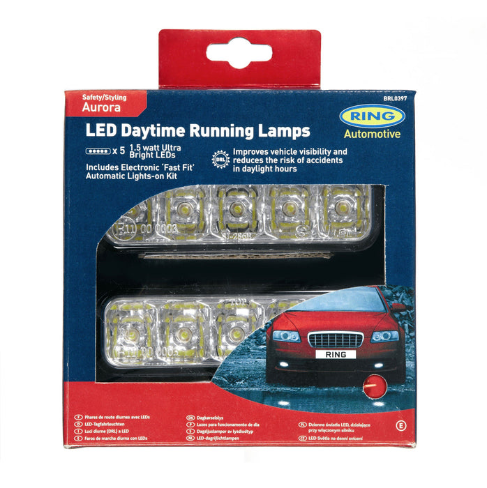 Ring Automotive BRL0397 Aurora LED Daytime Running Lamps Ring Automotive - Dynamic Drive