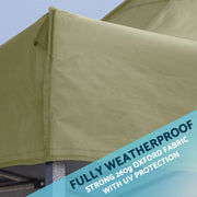 Dellonda 3 x 4.5m Pop-Up Gazebo Heavy Duty with Carry Bag - Beige Dellonda - Dynamic Drive