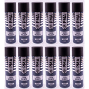 12 X Autotek Satin Black Paint Spray Aerosol 500Ml High Coverage Satin Black Autotek - Dynamic Drive