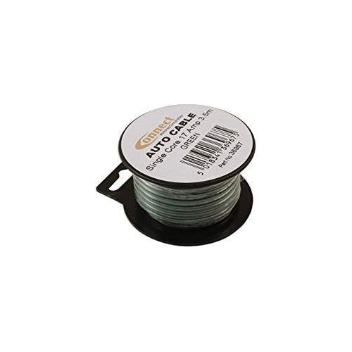 Connect Green Single Core Auto Cable 28/0.30 3.5m 36967 Tool Connection - Dynamic Drive
