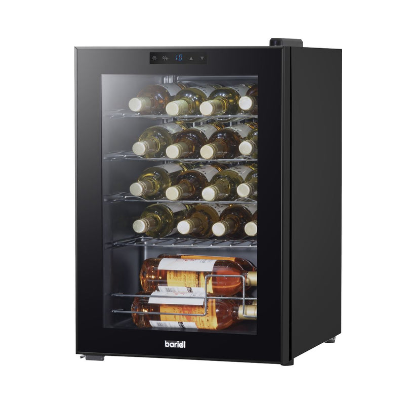 Baridi 20 Bottle Wine Cooler Fridge with Touchscreen Controls & LED Light - Black Baridi  - Dynamic Drive