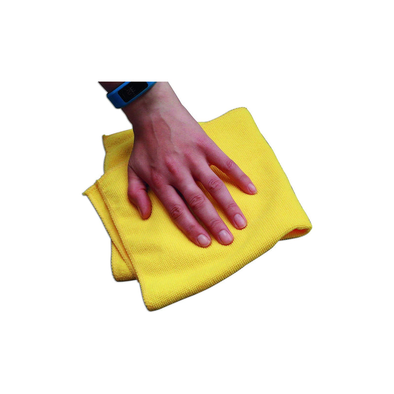 Connect Microfibre Yellow & Grey Cloths in Dispenser Box 37309 Tool Connection - Dynamic Drive