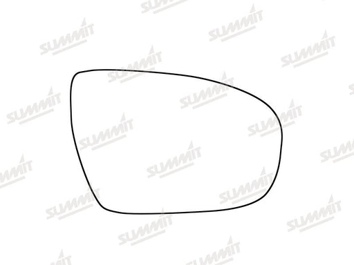 Summit Stick-On Standard Mirror Glass fits Hyundai i20 16 on RHS Summit - Dynamic Drive