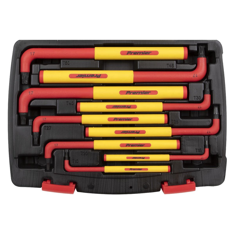 Sealey TRX-Star* Key Set 9pc Extra-Long VDE AK7178 Sealey - Dynamic Drive