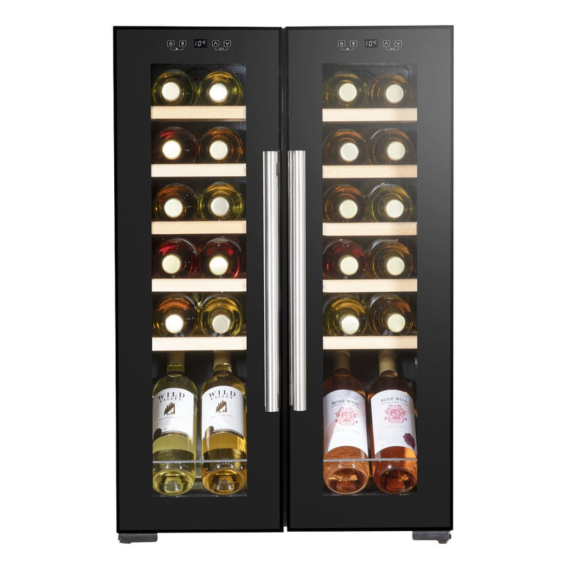 Baridi 24 Bottle Dual Zone Wine Fridge & Cooler DH97 Baridi - Dynamic Drive