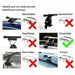 Aluminium Locking Roof Rack Cross Bars fits Zafira 2007-2014 B 5 door Summit  - Dynamic Drive