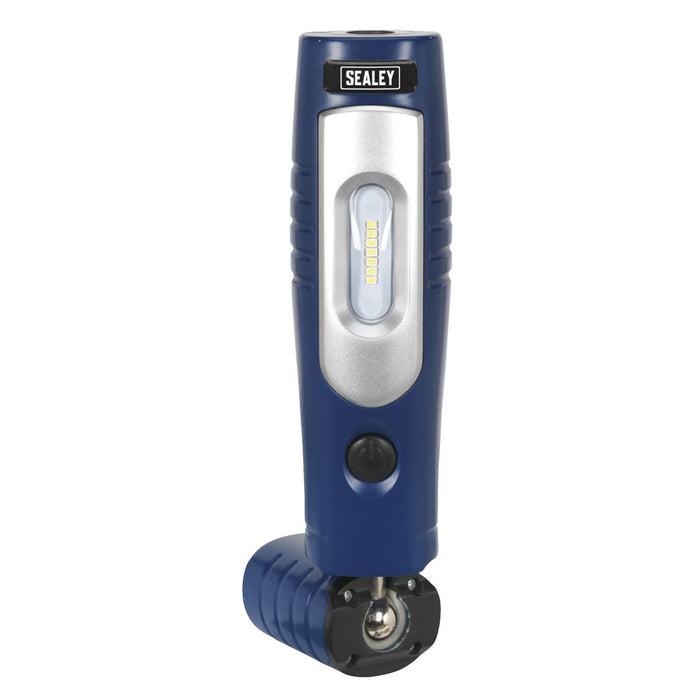 Sealey Blue Rechargeable 360° Inspection Lamp 7 SMD+3W LED Lithium-ion Sealey  - Dynamic Drive