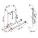 Fiamma Carry Bike Caravan Hobby Bike Rack for Hobby Caravans Fiamma - Dynamic Drive