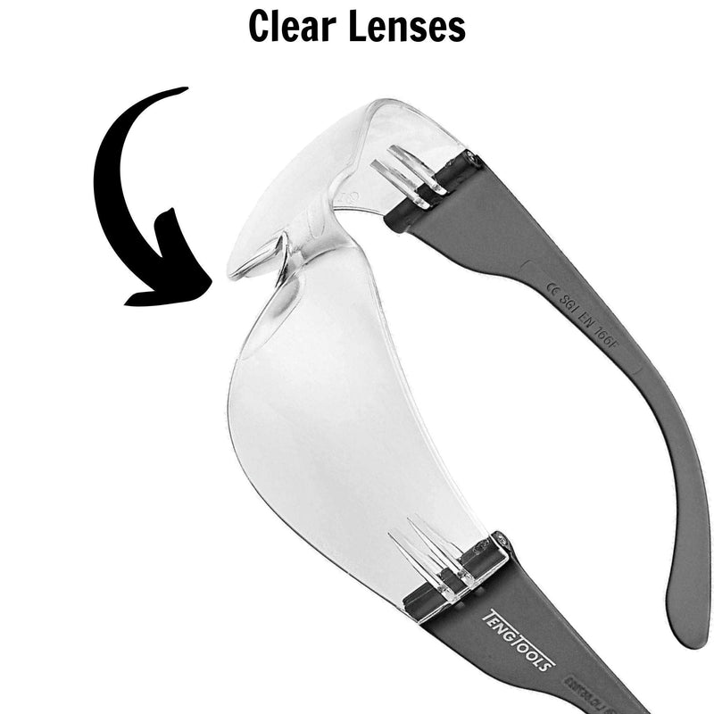 Teng Tools Safety Glasses Clear Anti-Fog Lens Teng Tools - Dynamic Drive