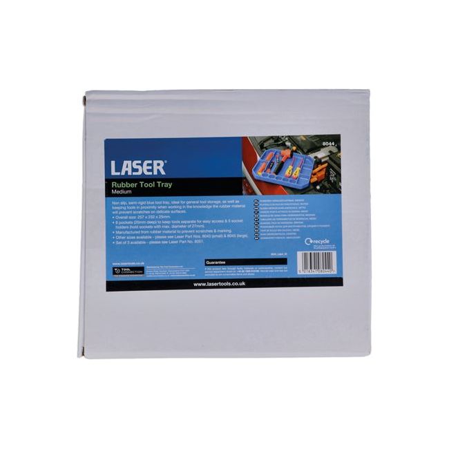 Laser Rubber Tool Tray, Medium 8044 Laser - Dynamic Drive