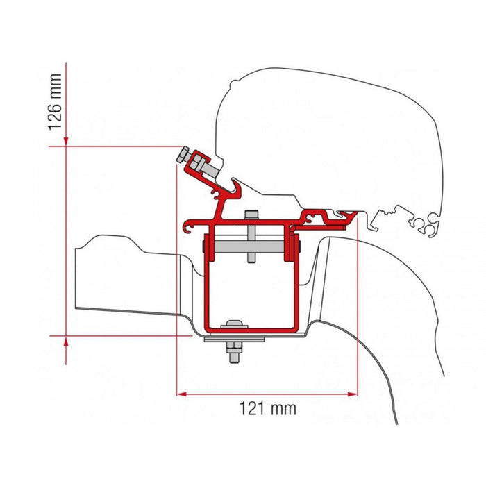 Fiamma Kit for VW Crafter/Man L3H3 UK F65S Awning Fiamma - Dynamic Drive