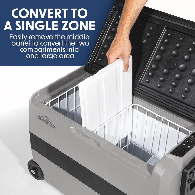 Dellonda Portable Fridge Freezer/Cool Box with LED Display 50L DL14 Dellonda - Dynamic Drive