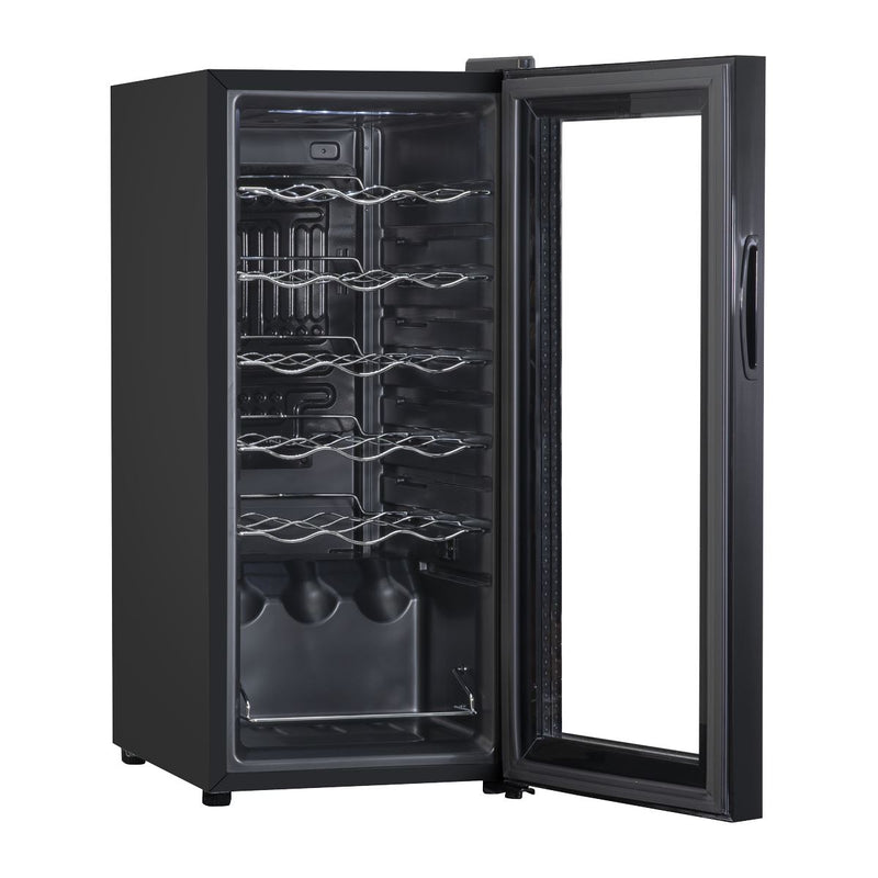 Baridi 18 Bottle Wine Fridge & Cooler - Black DH6 Baridi - Dynamic Drive