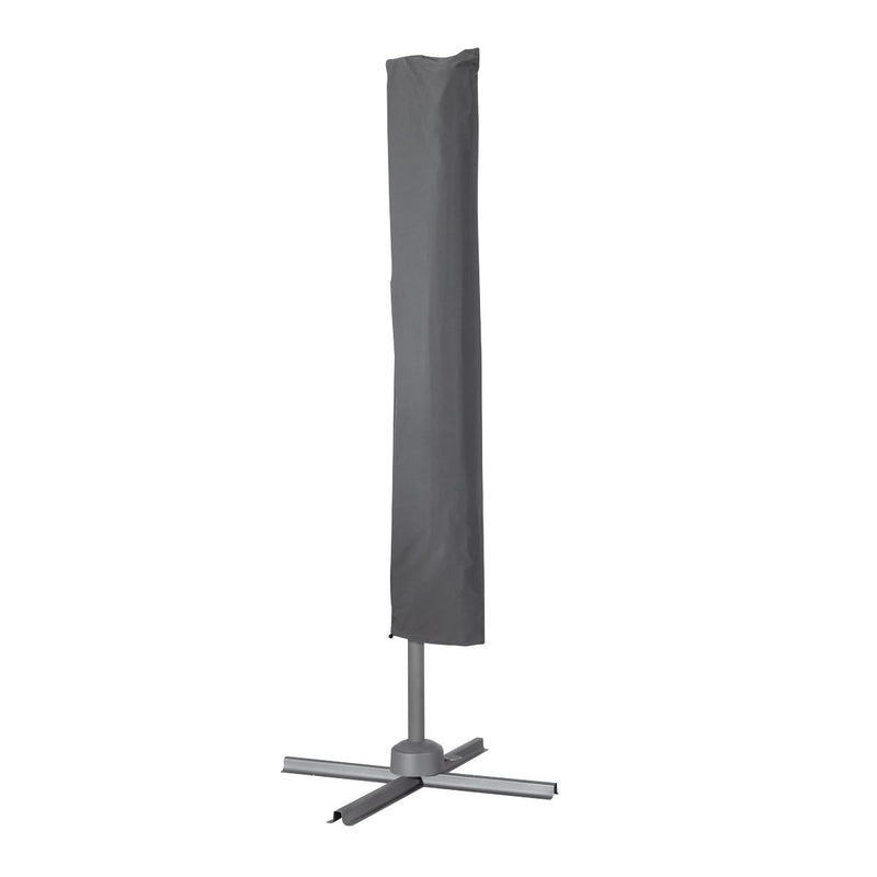Dellonda Cantilever Parasol with 360 Rotation, Tilt & Cover 3m - Grey Dellonda - Dynamic Drive