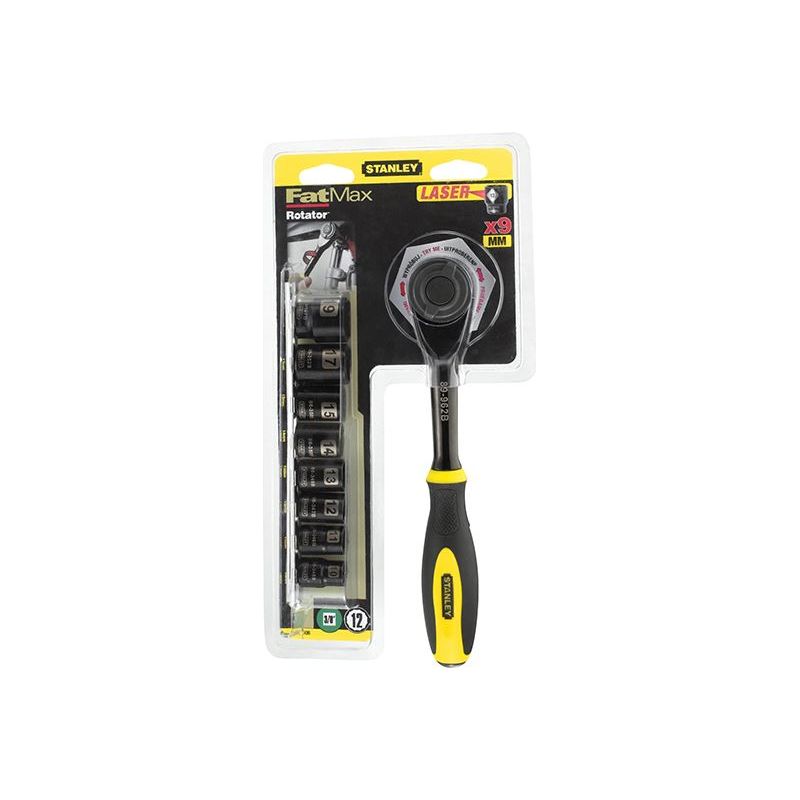 Stanley® Hand Tools 3/8in Drive FatMax® Rotator Socket Set, 9 Piece STANLEY® Hand Tools - Dynamic Drive