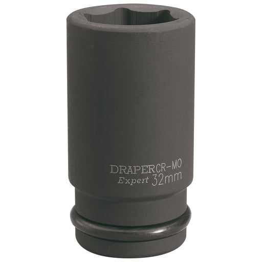Draper HI-TORQ 6 Point Deep Impact Socket, 3/4" Sq. Dr., 32mm 71924 Draper - Dynamic Drive