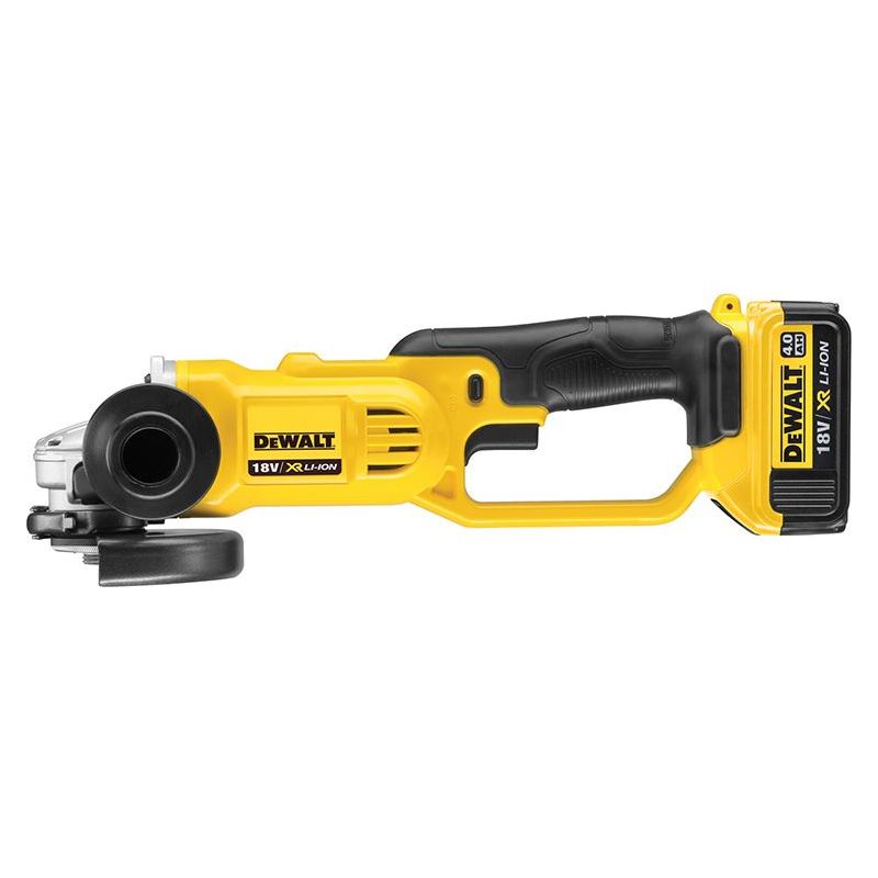 Dewalt Power Tools DCG412M2 Premium XR Angle Grinder 125mm 18V 2 x 4.0Ah Li-ion DeWALT Power Tools - Dynamic Drive