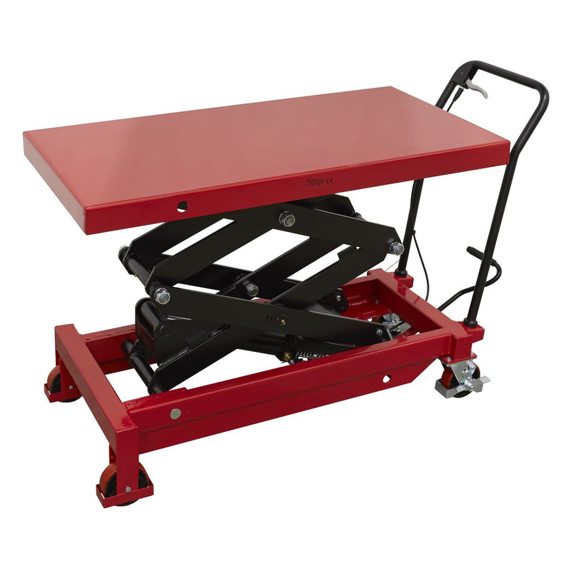 Sealey 700kg Capacity EV Battery Lift/Hydraulic Platform Truck High Lift EVBT700 Sealey - Dynamic Drive