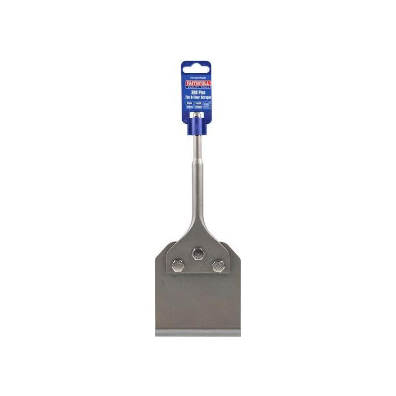 Faithfull SDS Plus Tile & Floor Scraper 265 x 100mm Faithfull - Dynamic Drive