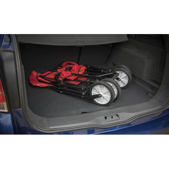 Conveniently transport heavy items with Sealey Folding Canvas Trolley CST802 Nova - Dynamic Drive