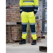 Tough Grit Hi-Vis 2-Tone Jogger Yellow/Navy M Tough Grit - Dynamic Drive