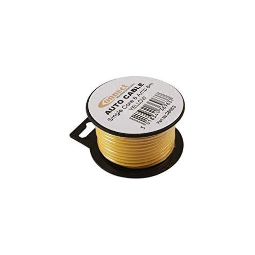 Connect Yellow Single Core Auto Cable 14/0.30 7m 36963 Tool Connection - Dynamic Drive