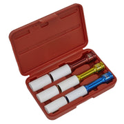 Sealey Alloy Wheel Long Reach Impact Socket Set 3pc 1/2"Sq Drive SX031D Sealey - Dynamic Drive