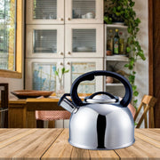 MDS1203 Liberty Silver 2.5 Litre Whistling Kettle CW-T056-B1S Liberty Leisure UK - Dynamic Drive