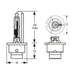 Ring Automotive R85126 D2R Reflector Gas Discharge Bulb, 85 V, 35 W Ring Automotive - Dynamic Drive