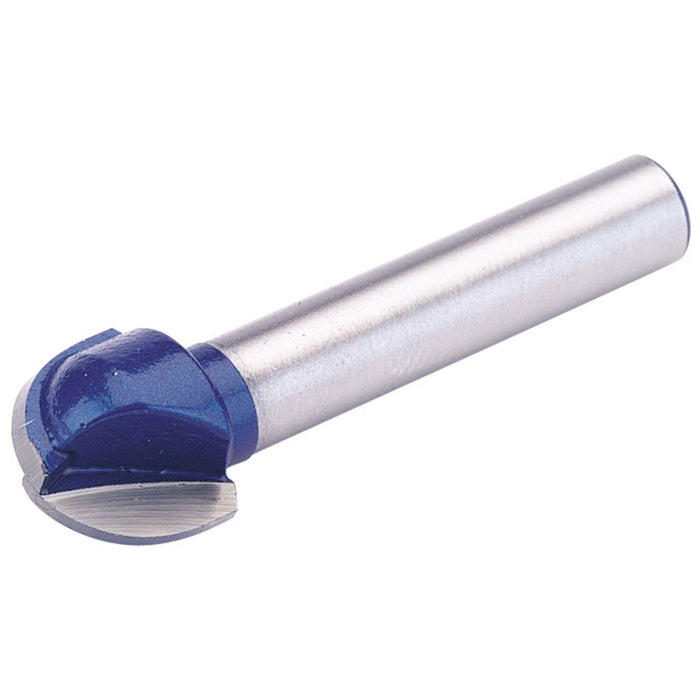 Draper TCT Router Bit, 1/4" Core Box, 12.7 x 6.35mm Radius 75345 Draper - Dynamic Drive