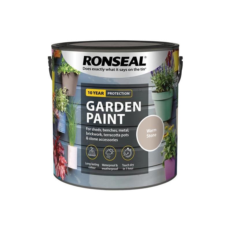 Ronseal Garden Paint Warm Stone 2.5 litre Ronseal - Dynamic Drive