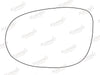 Summit Stick-On Standard Mirror Glass fits Ford Ka 09 on LHS Summit - Dynamic Drive