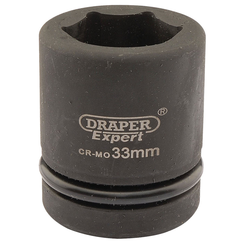 Draper Expert HI-TORQ 6 Point Impact Socket, 1" Sq. Dr., 33mm 05113 Draper - Dynamic Drive