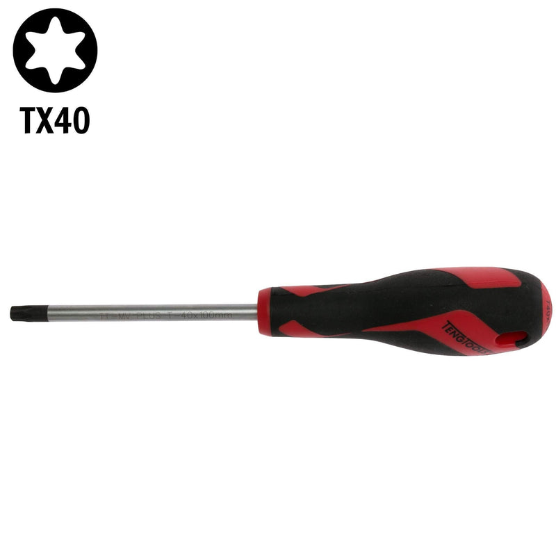 Teng Tools TX Screwdriver TX40 x 100mm L Teng Tools - Dynamic Drive