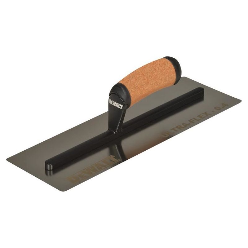 Dewalt Drywall 0.4mm FLEX Stainless Steel Flat Trowel, Leather Handle 14in DEWALT Drywall - Dynamic Drive