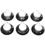 Thetford Oven, Grill Hob Knob Kit Black & Satin for Enigma Cookers (SSPA0903 Thetford - Dynamic Drive