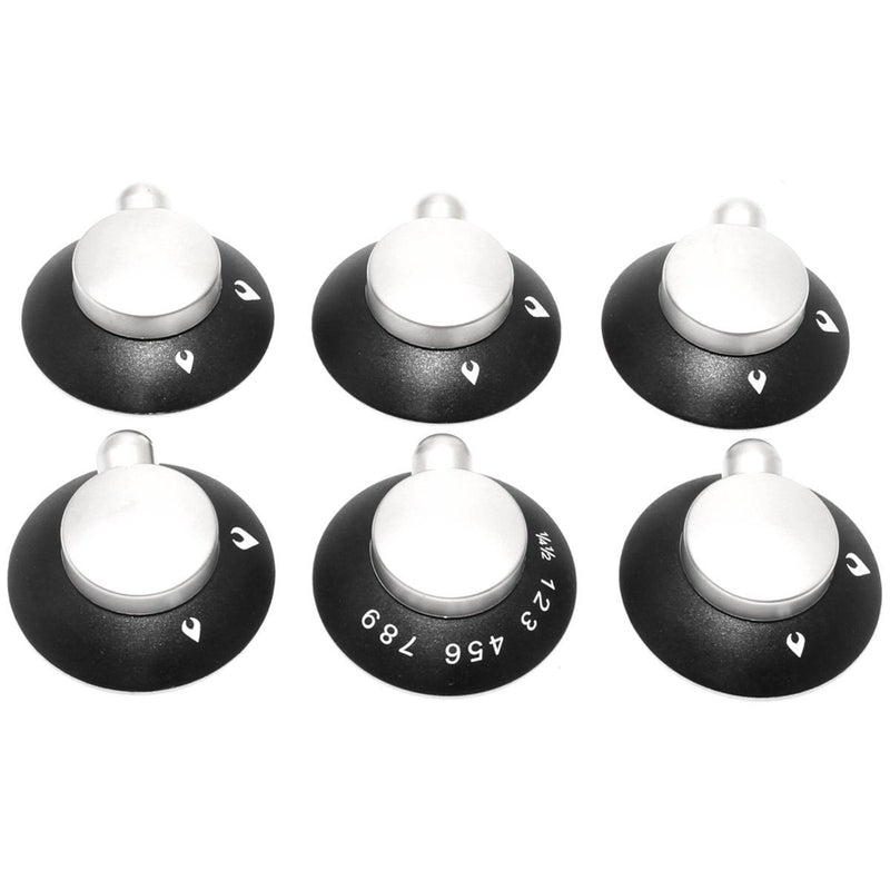 Thetford Oven, Grill Hob Knob Kit Black & Satin for Enigma Cookers (SSPA0903 Thetford - Dynamic Drive