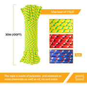 Multi Purpose Rope 30M 20560 Milestone Camping - Dynamic Drive