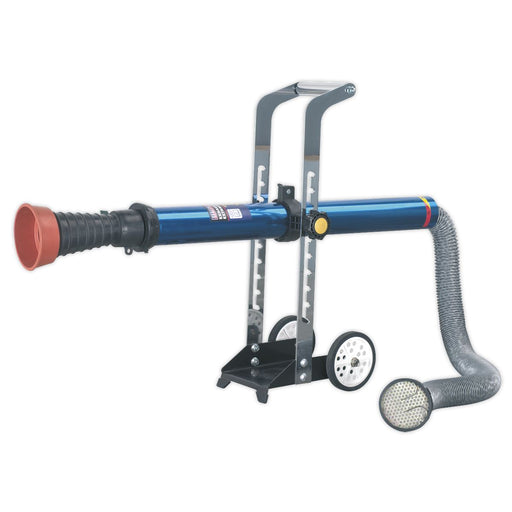 Sealey Exhaust Fume Extractor with 3m Ducting EFS07 Sealey - Dynamic Drive