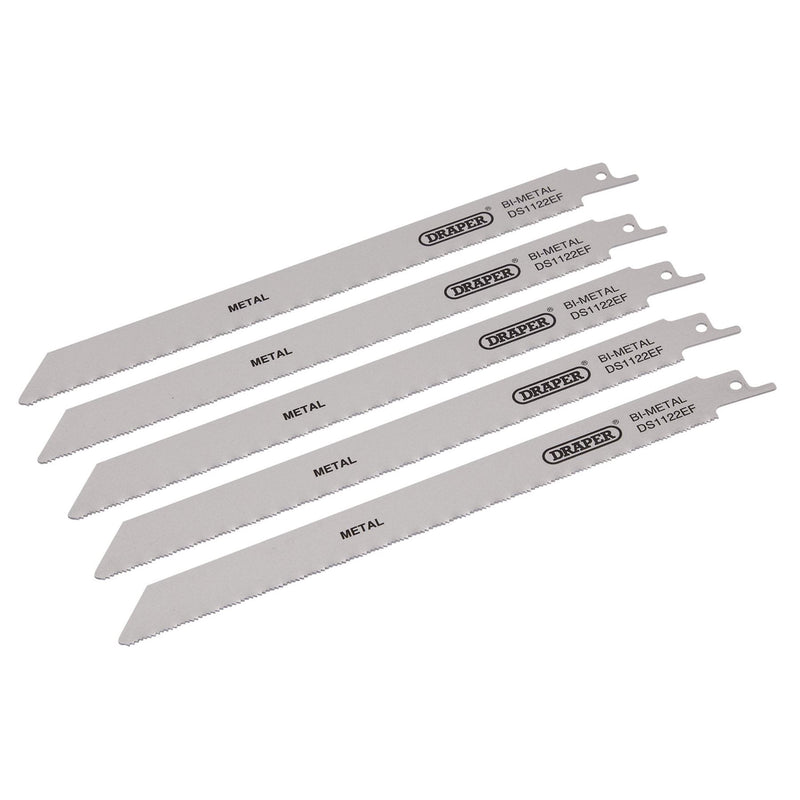 Draper Bi-metal Reciprocating Saw Blades for Metal Cutting, 225mm, 18tpi (Pack o Draper - Dynamic Drive