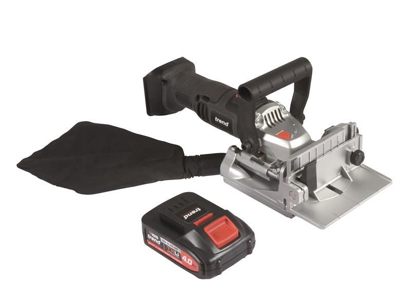 Trend T18S/BJK1 Biscuit Jointer 18V 1 x 4.0Ah Li-ion Trend - Dynamic Drive