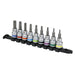 Sealey TRX-Star* Socket Bit Set 9pc 3/8"Sq Drive Platinum AK6251 Sealey - Dynamic Drive