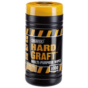 Draper 'Hard Graft' Multi-Purpose Wipes (Tub of 100) 84711 Draper - Dynamic Drive