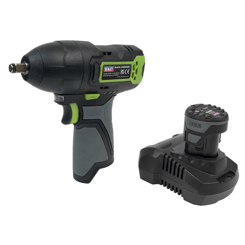 Sealey Cordless Impact Wrench 3/8"Sq Drive 10.8V SV10.8 Series Body Only Sealey - Dynamic Drive