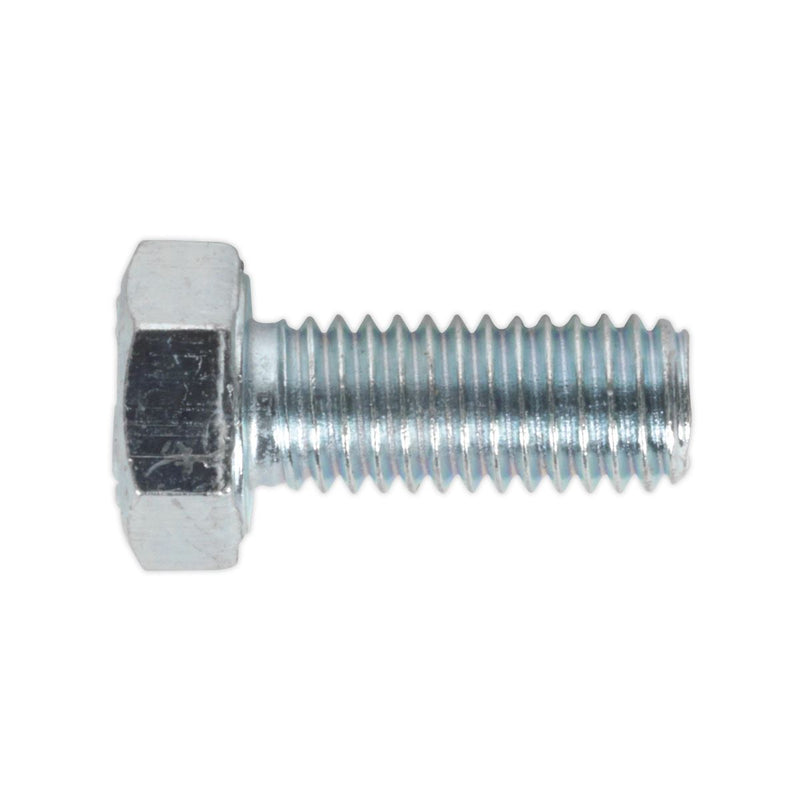 Sealey HT Setscrew M5 x 12mm 8.8 Zinc DIN 933 Pack of 50 SS512 Sealey  - Dynamic Drive