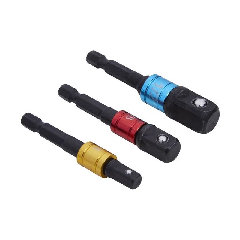 Bluespot Tools Colour-Coded Impact Socket Adaptor Set, 3 Piece BlueSpot Tools - Dynamic Drive