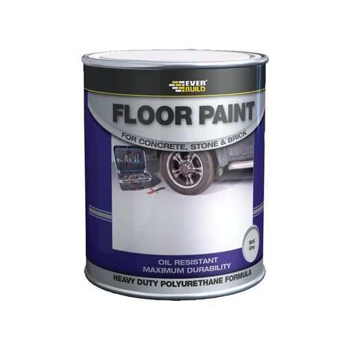 Everbuild Sika Floor Paint Grey 5 litre Everbuild Sika - Dynamic Drive