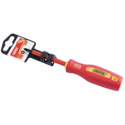 Draper Fully Insulated Soft Grip Cross Slot Screwdriver, No.1 x 80mm 46528 Draper - Dynamic Drive
